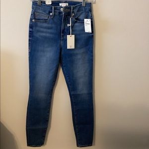 Good American Good Waist skinny jeans brand new